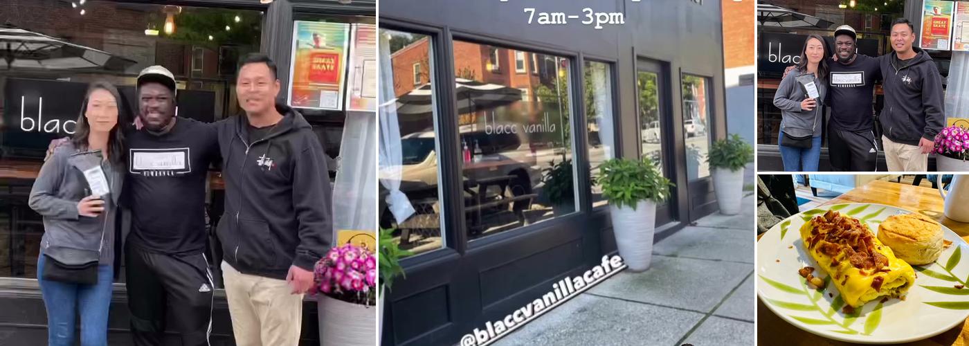 Blacc Vanilla Cafe counter and community space